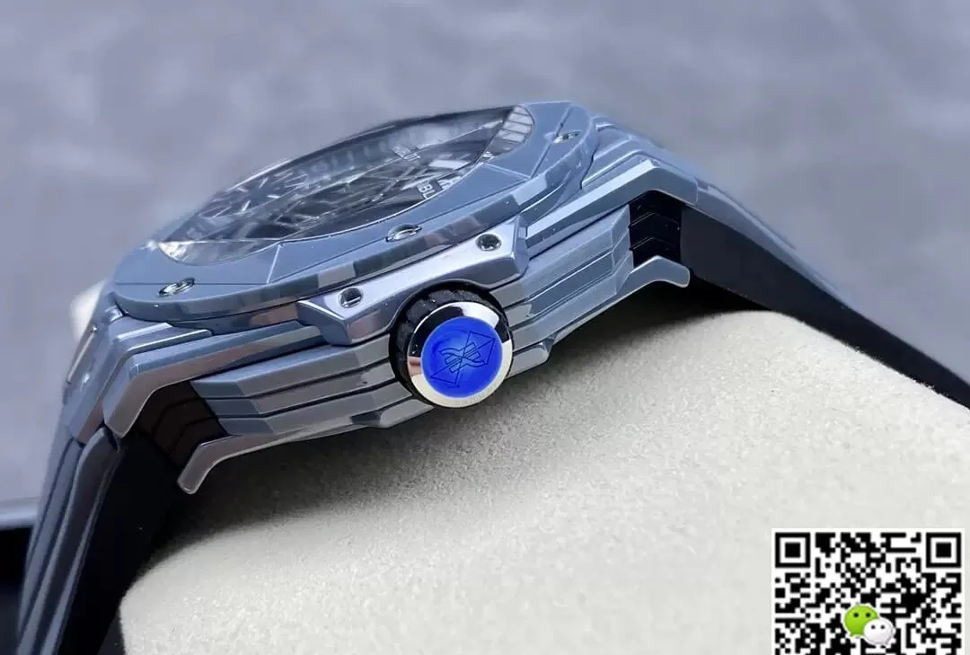 Hublot Big Bang Sang Bleu II 418.FX.8007.RX.MXM21 BB Factory 1:1 Best Edition Replica Watch Gray Ceramic Case